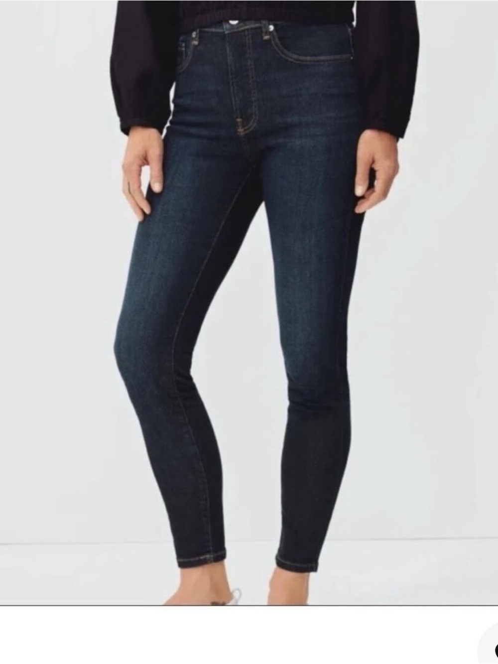 Everlane Skinny Ankle Jeans — Dark Indigo
